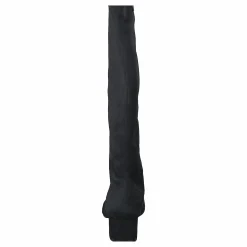 500 Black Suede Stretch Black