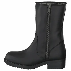 250 Mid Zip Side Black Old Silver