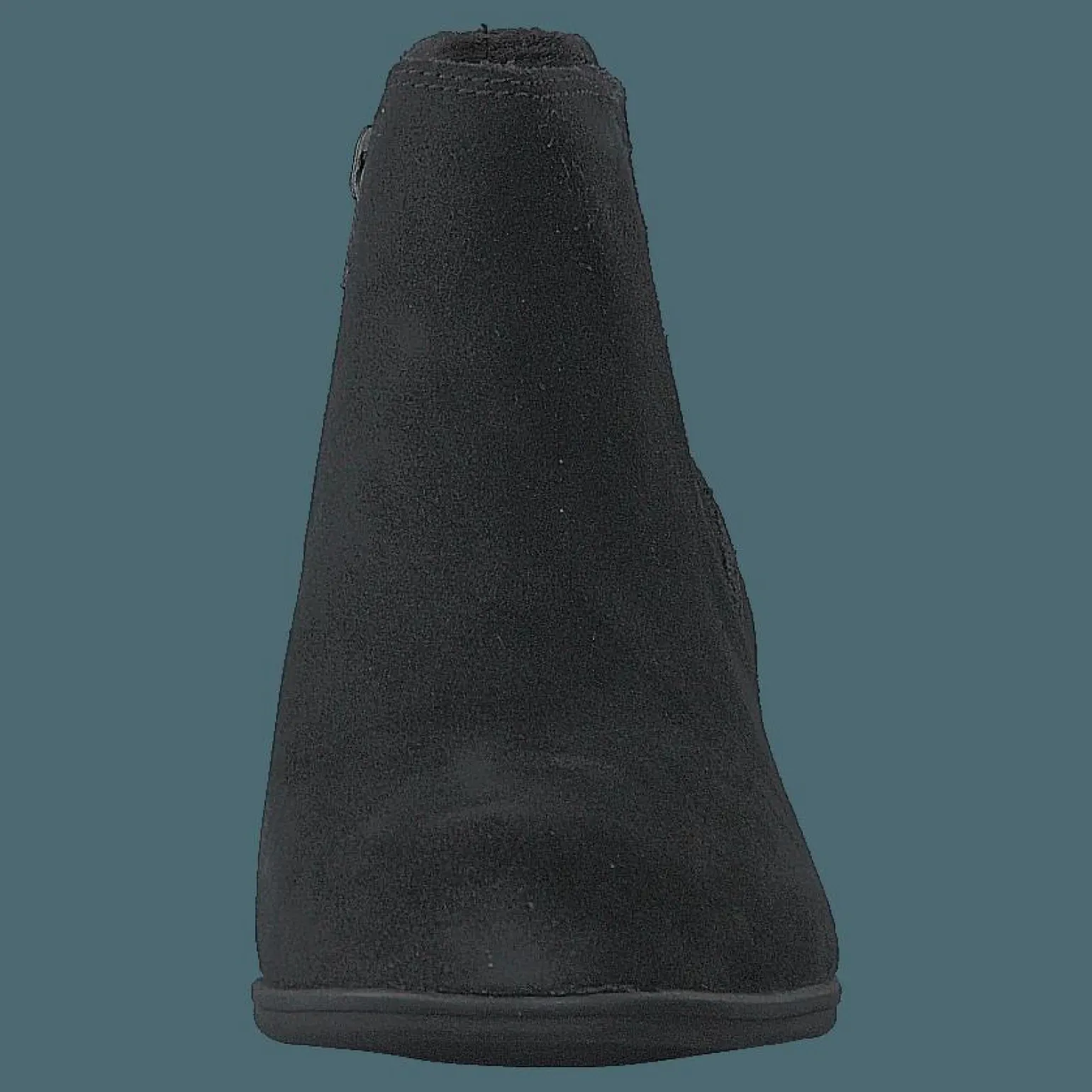 Adreena Flora Black Suede