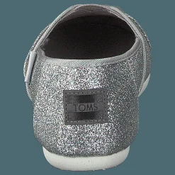 Alpargata Youth Silver Iridescent Glimmer