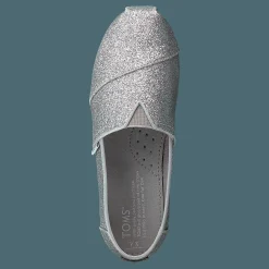 Alpargata Youth Silver Iridescent Glimmer