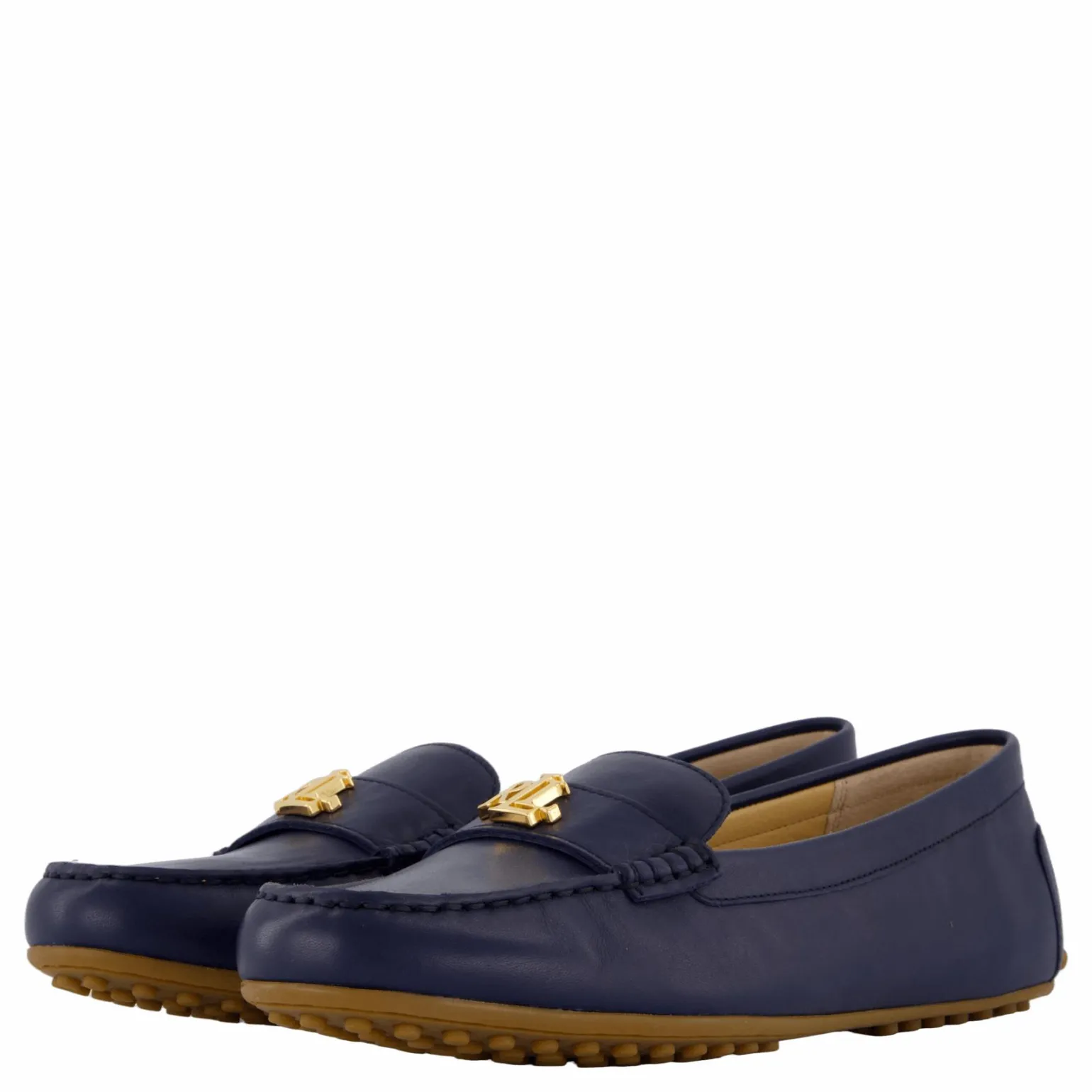 Barnsbury Nappa Leather Driver Refined Navy