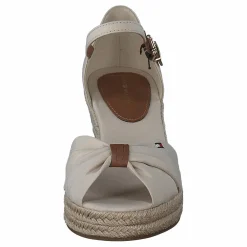 Basic Open Toe Mid Wedge Classic Beige