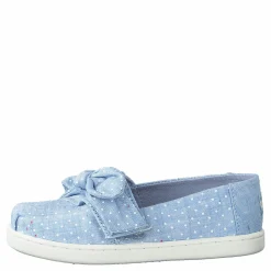 Bliss Speckled Chambray Dots Light Blue