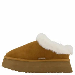 Chaplin Slide Chestnut Suede