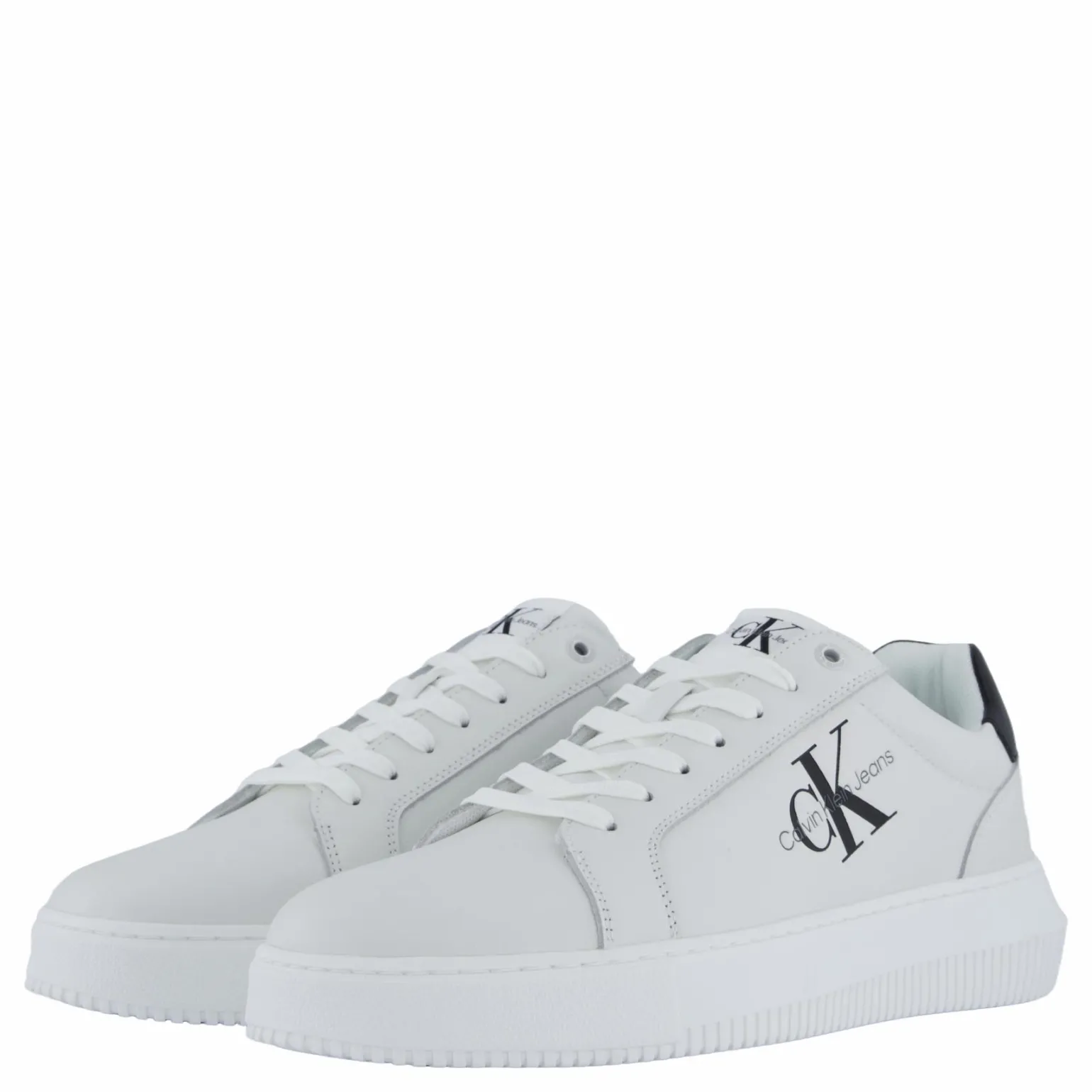 Chunky Cupsole Mono Lth Bright White/black