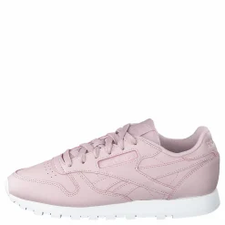 Cl Lthr Ashen Lilac/white