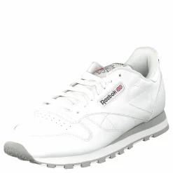 Cl Lthr White/Lt. Grey