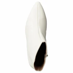 Cone Shape Ankle Boots Offwhite