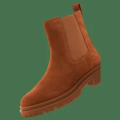 Corinne Suede Bootie Whiskey