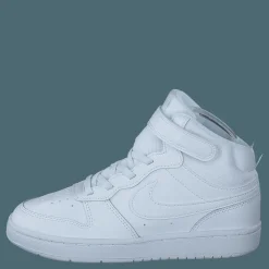 Court Borough Mid 2 Little Kids' Shoes WHITE/WHITE-WHITE
