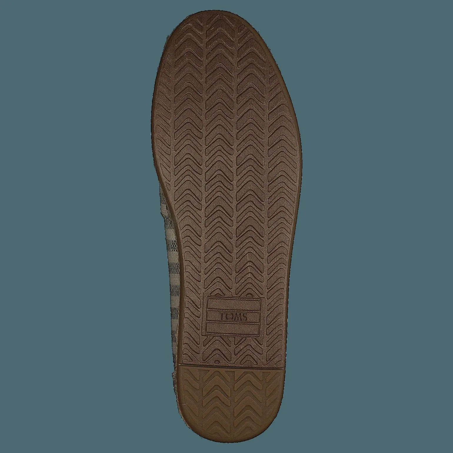 Deconstructed Alpargata Rope Black Woven Stripe