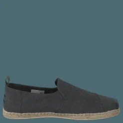 Deconstructed Alpargata Rope Black Washed Canvas/rope