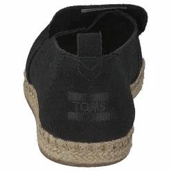 Deconstructed Alpargata Rope Black Suede