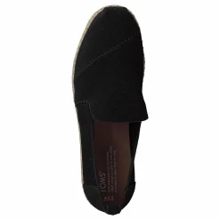 Deconstructed Alpargata Rope Black Suede