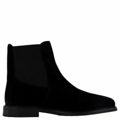 Flag Suede Low Chelsea Black