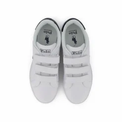 Heritage Court II Leather Sneaker White / Navy