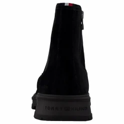 Hilfiger Suede Zip Chelsea Black