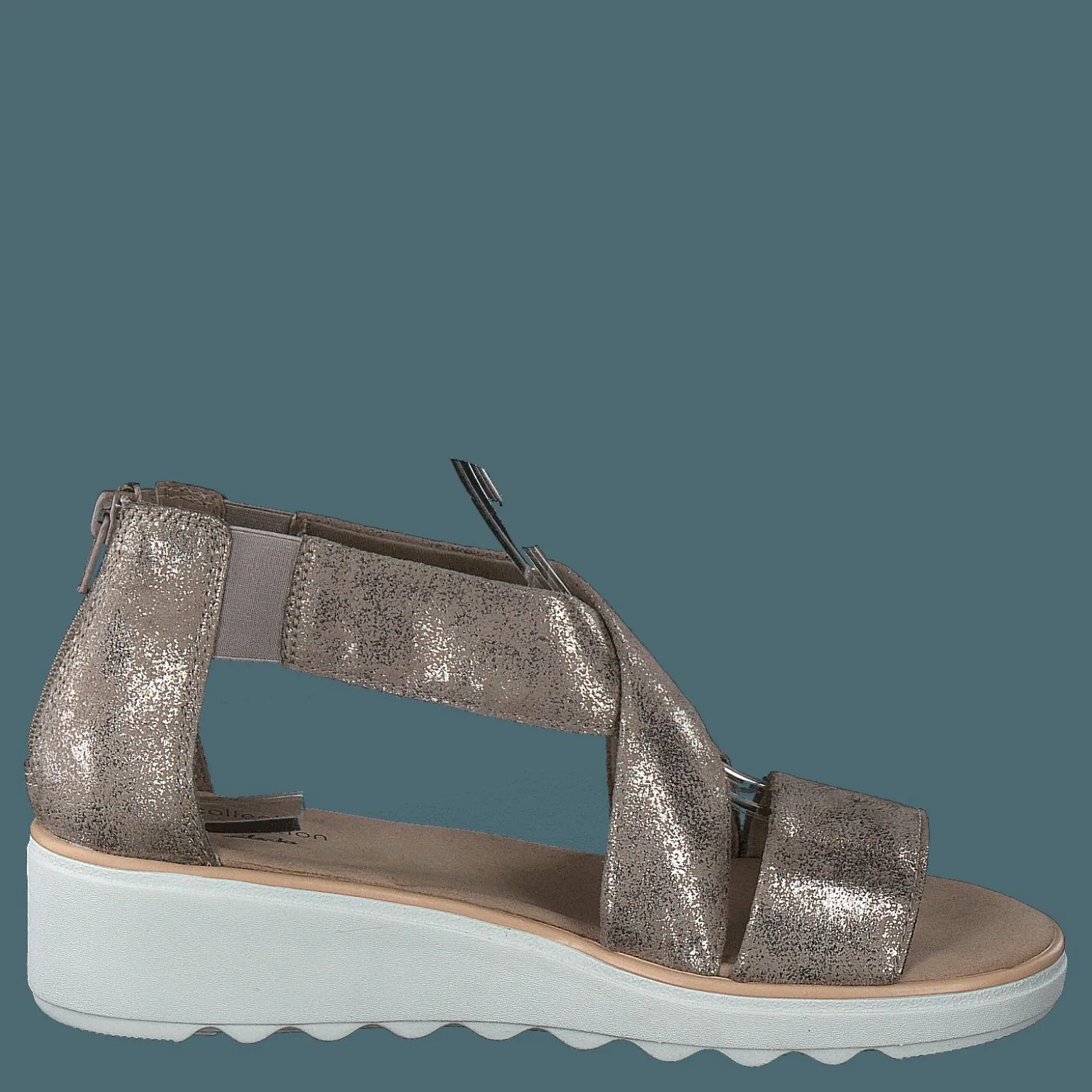 Jillian Rise Pewter Metallic