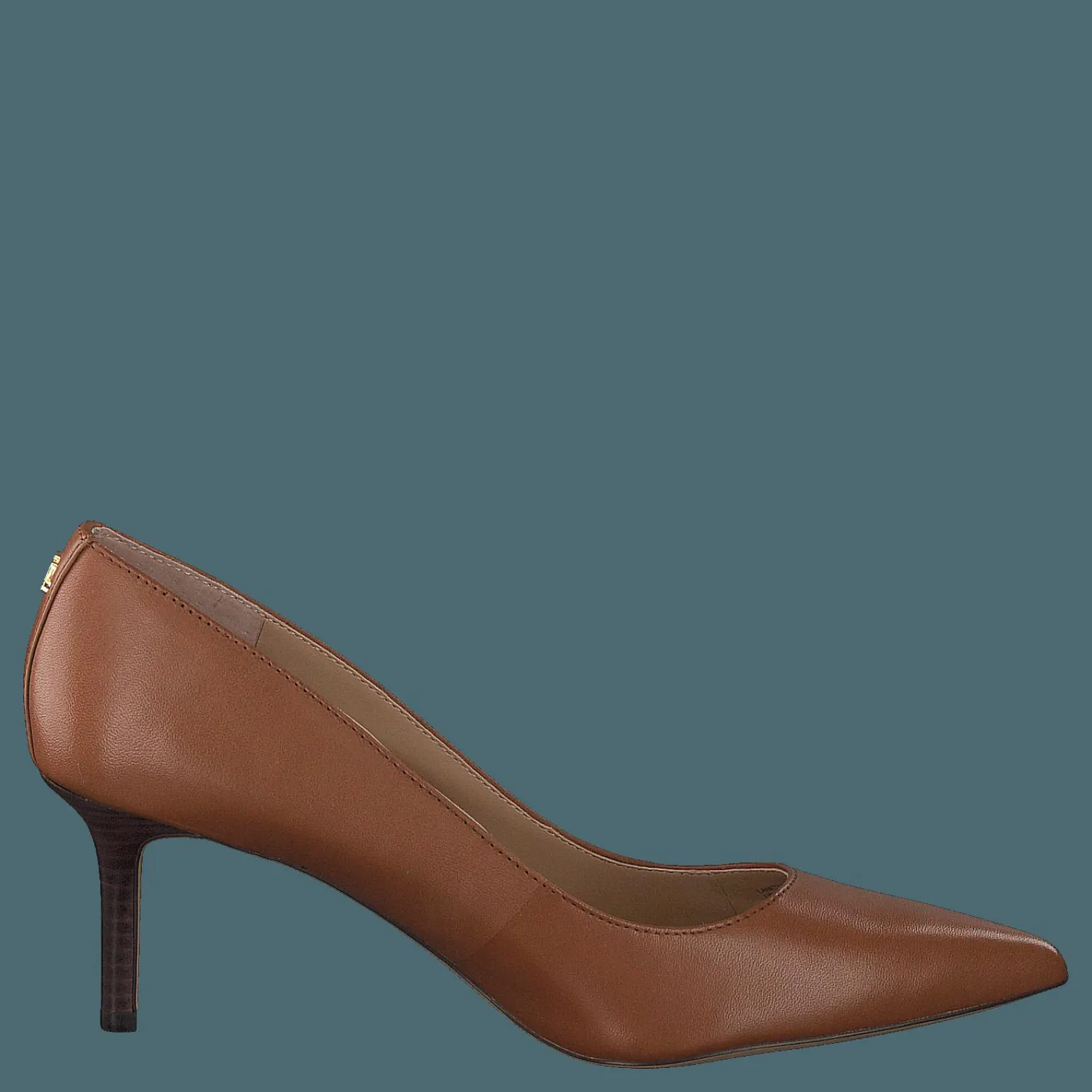 Lanette Leather Pump Deep Saddle Tan