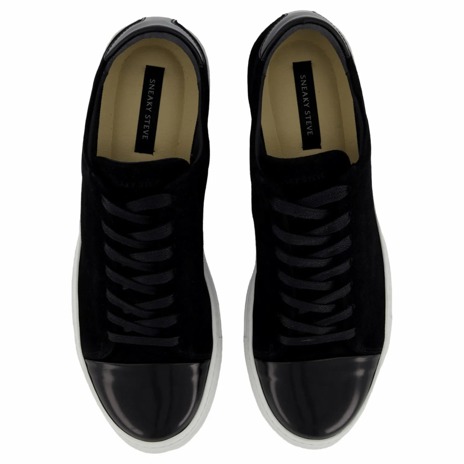 Lescape Suede Shiny Black