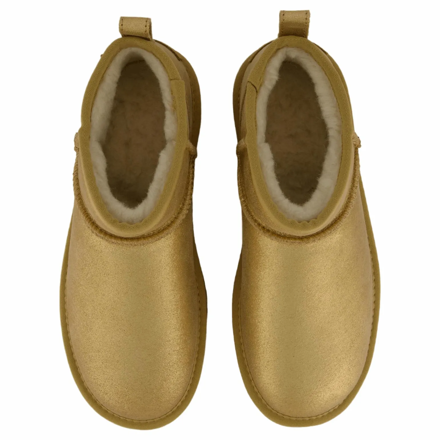 Lowboot Plateau Metallic Tan