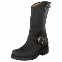 Mid Zip Back Black/Silver
