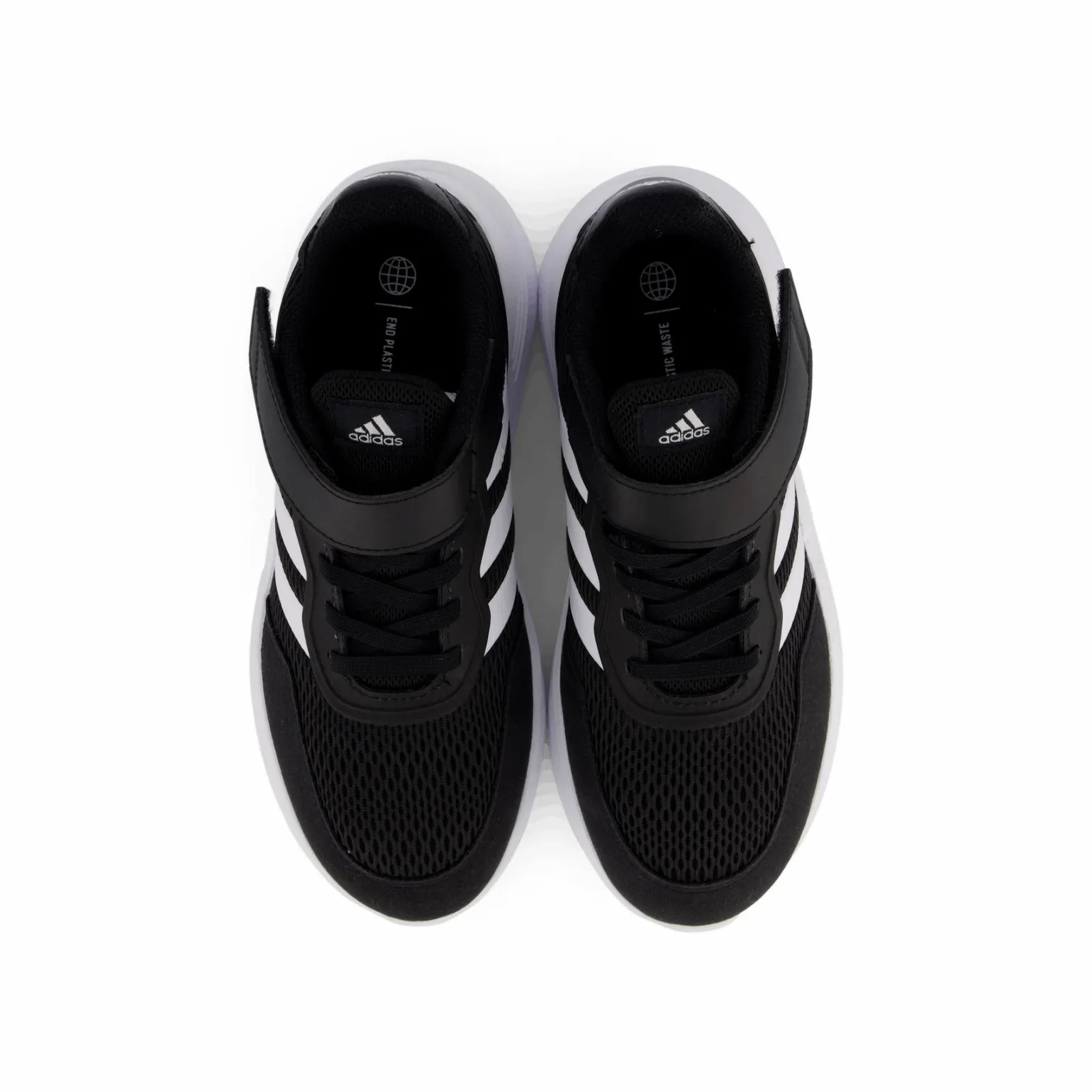 Nebzed Elastic Lace Top Strap Shoes Core Black / Cloud White / Cloud White