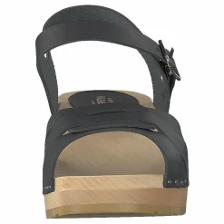 Peep Toe Low Black