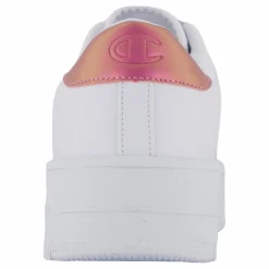 Rebound Platform Glitz Low Cut Bright White