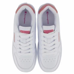 Rebound Platform Glitz Low Cut Bright White