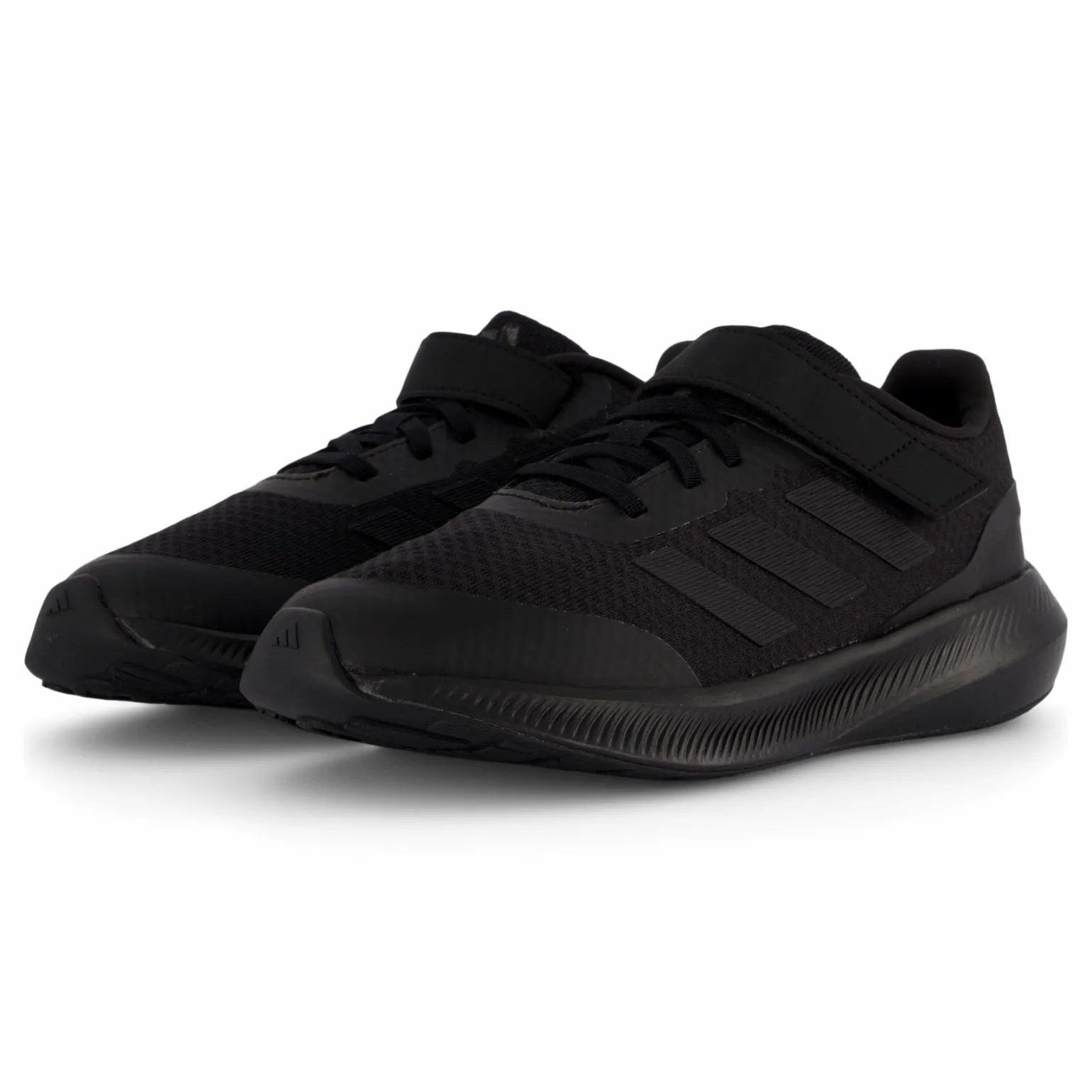 RunFalcon 3.0 Elastic Lace Top Strap Shoes Core Black / Core Black / Core Black
