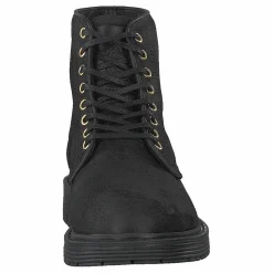 Sharp Black Suede