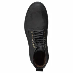 Sharp Black Suede