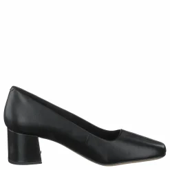 Sheer Rose Black Leather