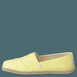 Slubby Woven Rope Sole Banana Yellow
