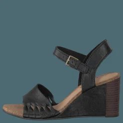 Spiced Poppy Black Leather