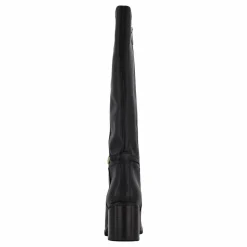 Th Chain Leather Long Boot Black