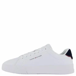 Th Court Lth Detail Ess White