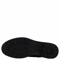 Th Logo Leather Long Boot Black