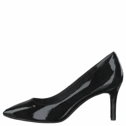 Total Motion  75Mm Pointy Pump Black Patent