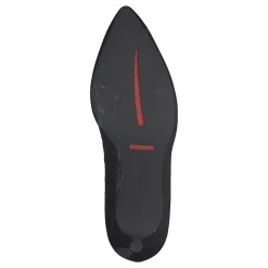 Total Motion  75Mm Pointy Pump Black Patent