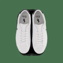 Tumbled Leather White / Black