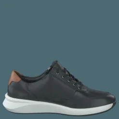 Un Rio Zip Black Leather