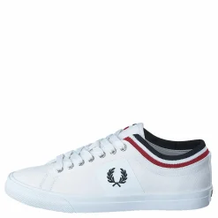 Underspin Tipped Cuff Twill White/navy